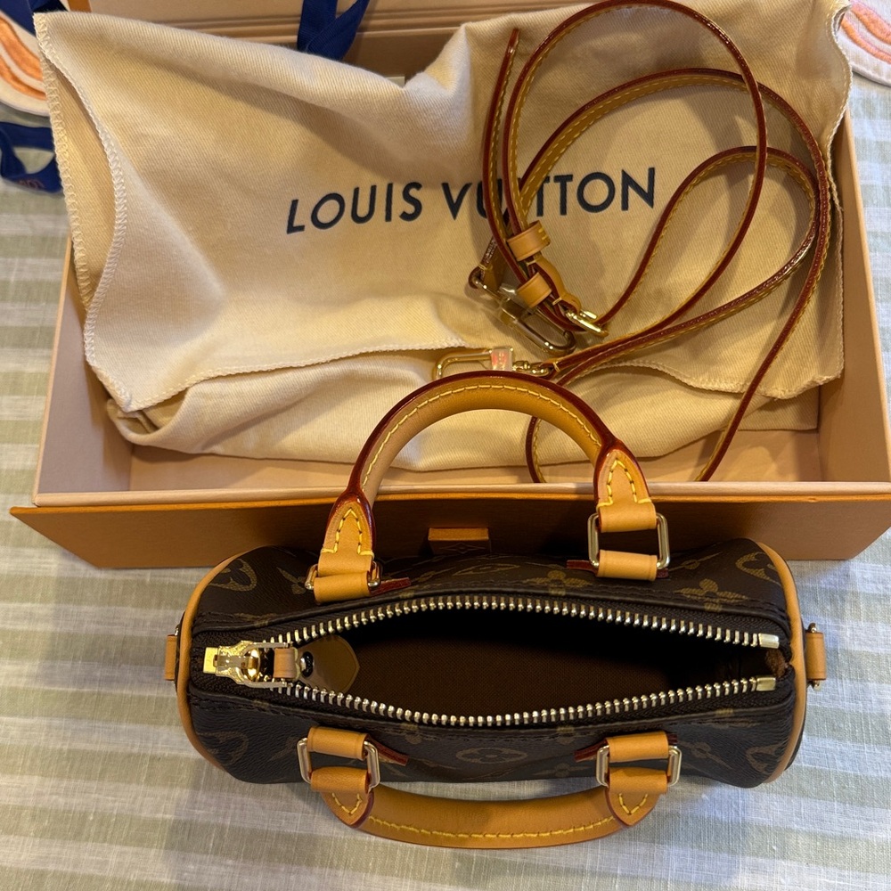 Louis Vuitton Nano Speedy Monogram NWT - Picture 6 of 10